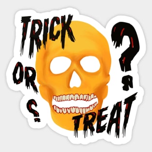 Trick or treat?? Sticker